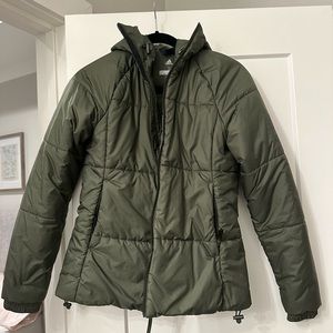 Green Adidas Light Puffer Jacket